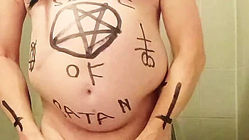 Satan Slave Takes A Perverted Enema Session Part 2