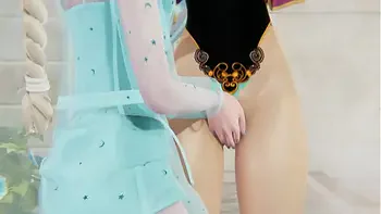 Frozen lesbian - Elsa x Anna - 3D Porn