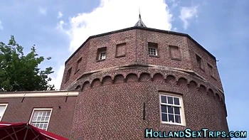 Tongued Dutch Prostitute Pounded