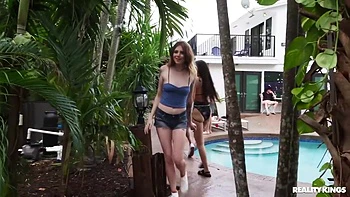 Hostel Threesome With Duncan Saint, Lucy Foxx And Rhae Woods