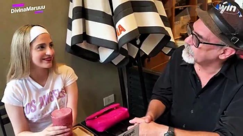 Sugar Babe, Divina Maruuu And Sugar Daddy - Incredible Porn Clip Big Ass Check Ever Seen