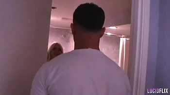 Tattooed Blonde Masturbates Before Sucking Seths Dick With Seth Gamble And Nichole Saphir