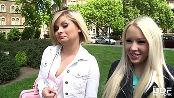 Russian Blondes Deliver POV Blowjob Supreme