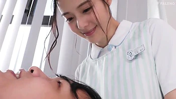 Yoshitaka Nene - Dental Hygienist Nene Is Actually A Tongue-kissing Fiend, Licking And Eating Her Patient