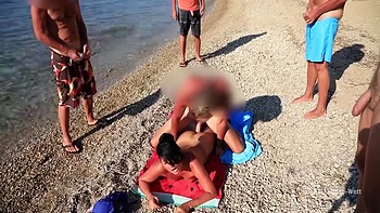 Omg! Public! Asshole Filled With Cum And Completely Covered In Cum!