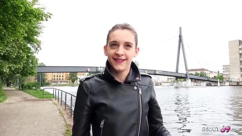 Anal For Petite 18yr Young Cheating Girl At Street Casting - Small Tits