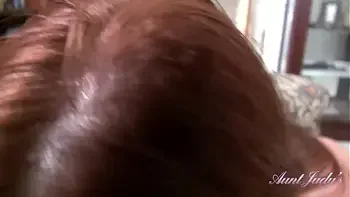 AuntJudys - 48yr-old Texas Amateur Redhead Natasha SUCKS YOUR COCK (VPOV)