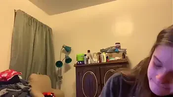 Cute lesbian bestfriend  comes into my room to suck me off