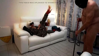 Belgian Amateur Wife Kmarcouple Dominates Husband in Femdom Cuckold Humiliation with Chastity Cage