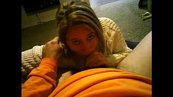 HeyitsJulia Hot Blonde MILF Deep Throat Blowjob & Cum Swallowing