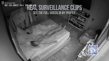 Hidden camera above the bed