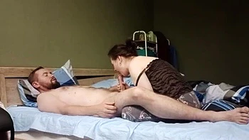 Morning Blowjob with AnnetteSwallow - Amateur MILF Swallows Cum in Mouth