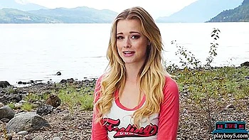 Olivia Preston - Petite Blond Hair Babe Stepmom From Canada Outdoor