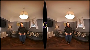 Big Nipples Busty Babe Strips Naked (vr180)