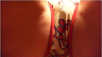 Fully Wet Red Panties Over Your Face Lick Them All!