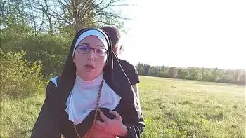 This nun gets her ass filled with cum before she goes to church !!