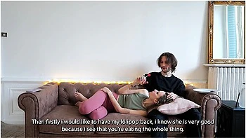 Amateur French (eng Sub) - Nina Is Back, I Lick Her Pussy And We Chill Together