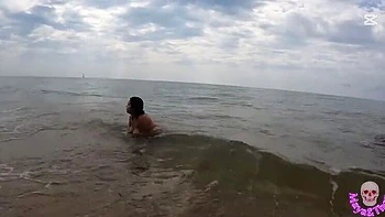 Busty Spanish Chick Gets Fucked Hard on Beach in 4K