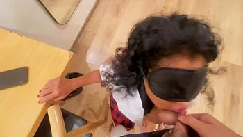 Step Sister Gets Accidental Fuck From Step Brother - Big Ass Latina Blowjob