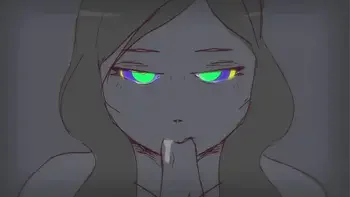 Femdom becomes a submissive slut to cock (dom-swap hypnosis) animated