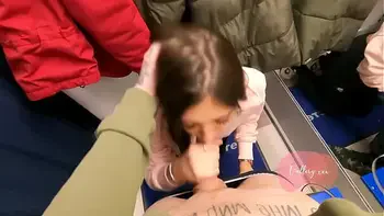 Girl sucked cock in the fitting room