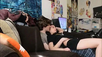 Fucked the horny frend at home: Blowjob, Doggy  Cowgirl Porn