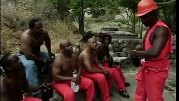 Big tits slut gangbanged by black workers: Blowjob, Doggy  Missonary Porn