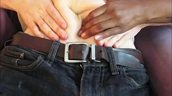 Jache and Fynn Belly Squeeze: Amateur, Eporner  Interracial Porn