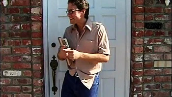 Teen brunette fucked in the bathroom