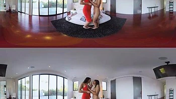 VR Lesbian POV: Big Tits, Blowjob  Virtual Reality Porn