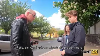 HUNT4K. Naive boy for cash permits experienced hunter to fuck his GF