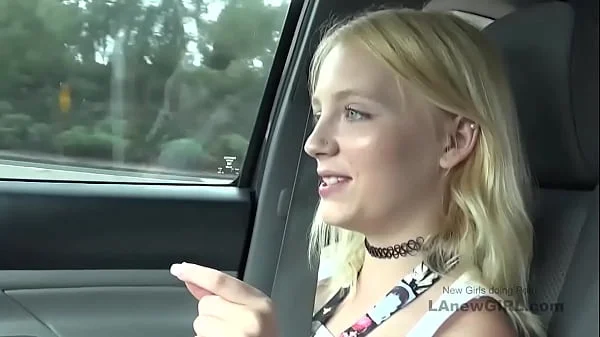 Skinny Teenie gets tight pussy creampied at audition