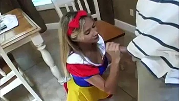 Rio boned in Snow White costume - hot ft. Hot Wife Rio: Blowjob, Big Tits  Handjob Porn