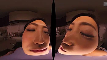 Japanese milf kitchen: Doggy, Big Ass  Asian VR Porn