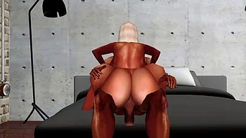 Blonde Ebony takes BBC FULL LENGTH: Blowjob, Doggy  Cowgirl Porn