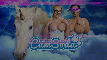 Camsoda - Busty brunette fucking a fake big dick torso