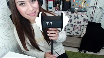 ASMR Slowly licking ears, eating ears ASMR HoneyGirl: Porn