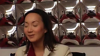 Asian whore takes it in the ass