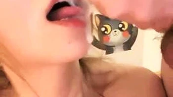 Leopard print underwear top glasses lady! Get down on your knees and eat the big cock! The best peach butt cant stand it, and its fucked hard from the first angle: Blowjob, Doggy  Cowgirl Porn