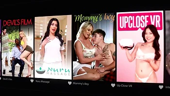 NURU MASSAGE - Perfect Wife Invites A Firl To A Threesome For Her Hubbys Birthday Gift