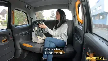 Fake Taxi Alyssa Bounty fucked in the arse by a taxi driver in Prague