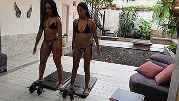 Brianna  Alexa Sexy Workout Youll Want on Repea by aronalexa: Amateur, Latina  Exercise Porn