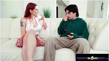 Kelly Caprice - I Had To Put My Video Game Down So My Redheaded Stepmom Could Suck My Dick
