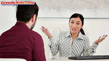 Cute Asian babe cockriding