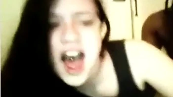 Black on Cute White Babe: Doggy, Big Tits  Hardcore Porn