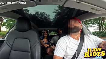 Brunette Cutie Cosplaying As Fucks A Bbc And Gets A Facial In Uber On Her Way To Comic Con With Dickdealer Don And Ivy Ireland