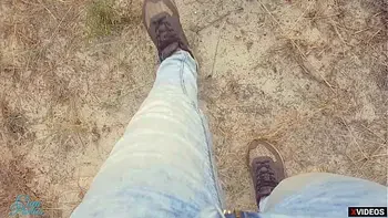 Unfamiliar lumberjack cums in my panties Risky public cum panties