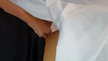 Lesbian Stepdaughters Risky Masturbation POV - Homemade Orgasm Moaning & Cum in Panties