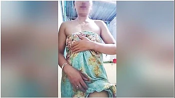 Cute Girl Appears Alone In The Bathroom