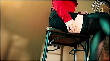 Under Her Skirt Voyeur Under The Table, Spying My Sexy Secretary At The Office Fetish